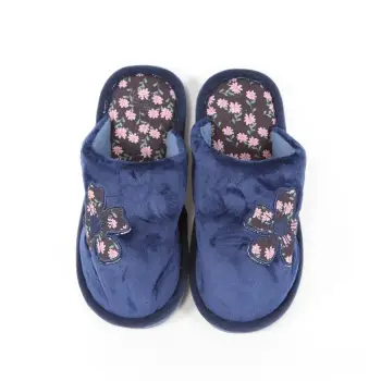 Papuci bleumarin de casa Liryn imagine