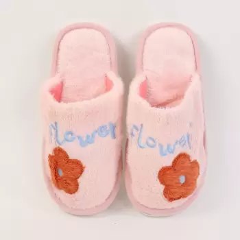 Papuci de casa roz Loera imagine