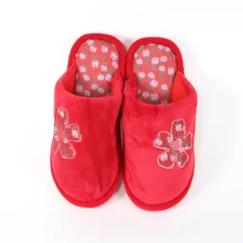 Papuci rosii de casa Liryn imagine