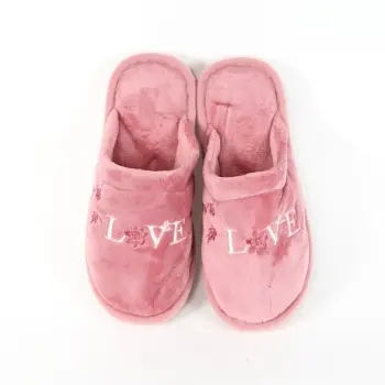 Papuci roz de casa Elven imagine