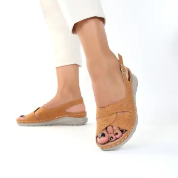 Sandale camel usoare Nali imagine