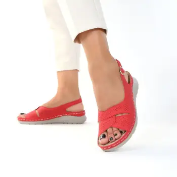 Sandale rosii usoare Nali imagine