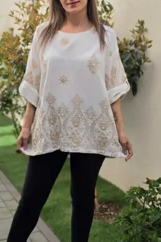 Bluza brodata Selena imagine