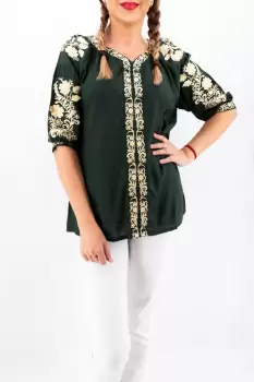 Bluza brodata Selma imagine