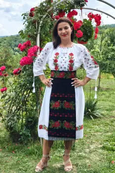 Costum Rochie Brau si 2 Fote Minodora imagine