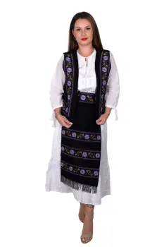 Costum Rochie Vesta Brau si 2 Fote Filipa 2 imagine