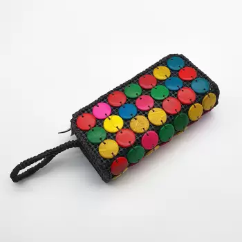 Portofel cu motive traditionale 4 imagine