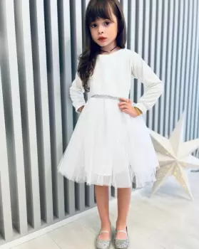 Rochie Alba ca Zapada imagine