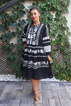 Rochie Brodata Mirabela 4 imagine