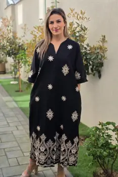 Rochie Brodata Selina imagine