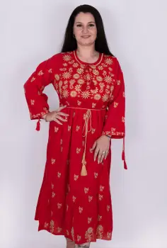 Rochie Brodata Virginia 4 imagine