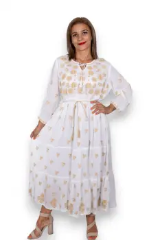 Rochie Brodata Virginia 5 imagine