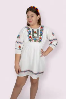 Rochie traditionala fetite Dorina imagine