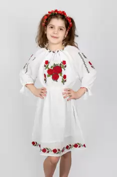 Rochie traditionala fetite Elvira imagine