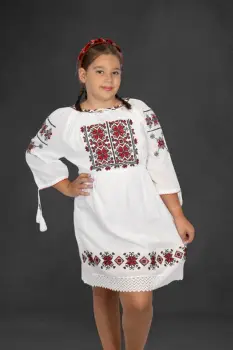 Rochie traditionala fetite Iustina imagine