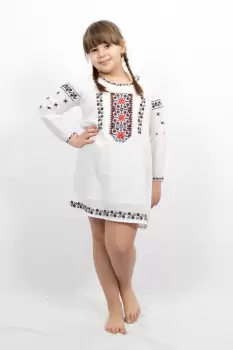 Rochie traditionala fetite Maria 13 imagine