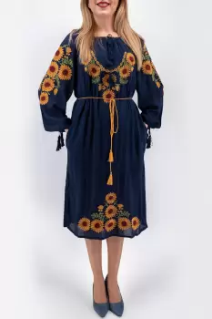 Rochie Traditionala Floarea Soarelui 17 imagine