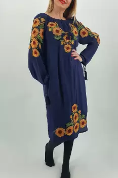 Rochie Traditionala Floarea Soarelui 3 imagine