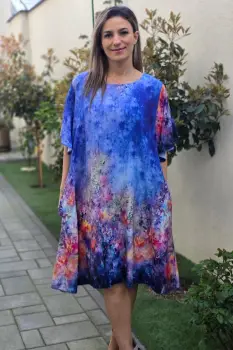 Rochie Vascoza Colorata 5 imagine