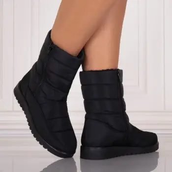 Cizme Dama Imblanite Negre din Fas Eluisa imagine