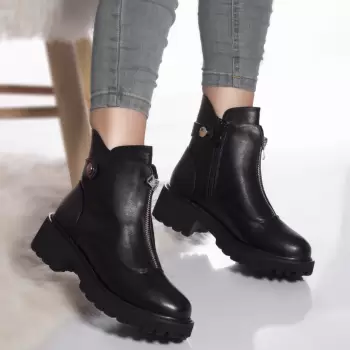 Ghete casual lilla piele ecologica captusita pu imagine