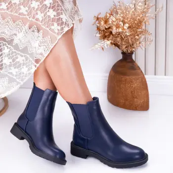 Ghete dama Bluemarin din Piele Ecologica Eve imagine