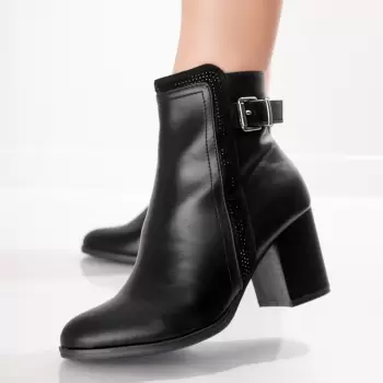 Ghete dama Negre din Piele Ecologica Betni imagine