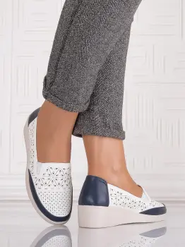 Pantofi casual Albi dama din Piele Ecologica Aveline imagine