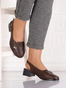 Pantofi casual Maro dama din Piele Ecologica Irinelea imagine