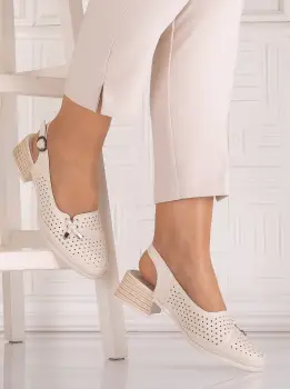 Pantofi casual Negri dama din Piele Ecologica Irinelea imagine