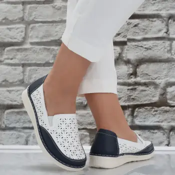 Pantofi dama casual Albi din Piele Ecologica Hudiana imagine