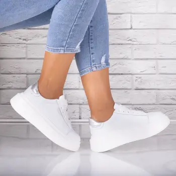 Pantofi dama casual Albi din Piele Naturala Arselia imagine