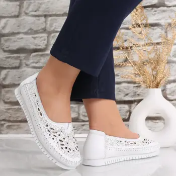 Pantofi dama casual Albi din Piele Naturala Iliana imagine
