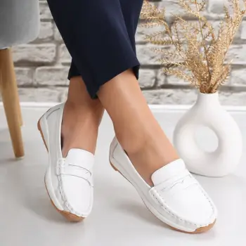 Pantofi dama casual Albi din Piele Naturala Nada imagine