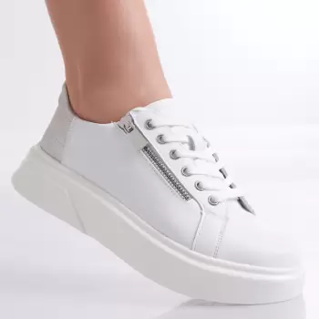 Pantofi dama casual Albi din Piele Naturala Ronla imagine