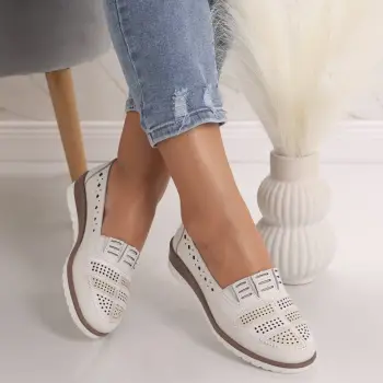 Pantofi dama casual Albi din Piele Naturala Saina imagine