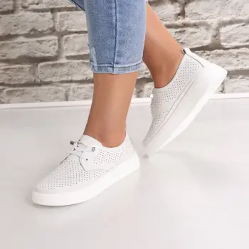 Pantofi dama casual Albi din Piele Naturala Yalina imagine