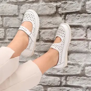 Pantofi dama casual Bej din Piele Ecologica Banva imagine