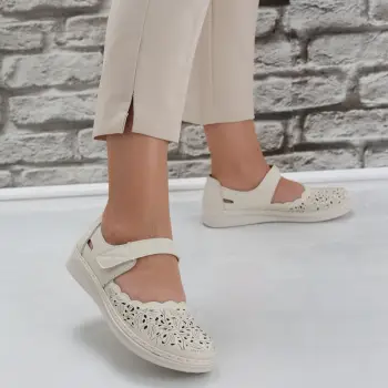 Pantofi dama casual Bej din Piele Ecologica Blaymi imagine