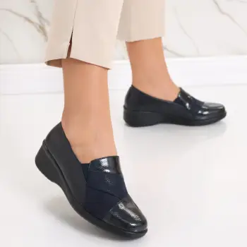 Pantofi dama casual Bleumarin din Piele Ecologica Jess imagine