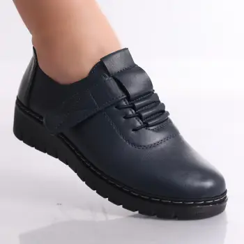 Pantofi dama casual Bleumarin din Piele Ecologica Magaly imagine