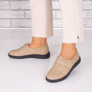 Pantofi dama casual Kaki din Piele Ecologica Saraya imagine
