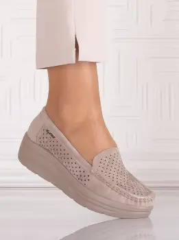 Pantofi dama casual Kaki din Piele Naturasa Anastassia imagine