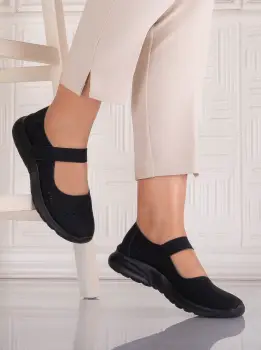 Pantofi dama casual Negri din Piele Ecologica Lani imagine