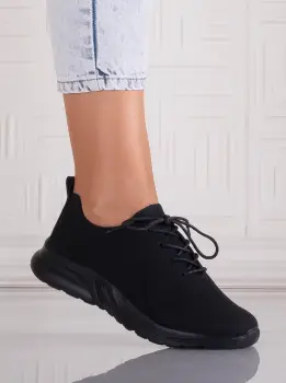 Pantofi dama Casual Negri din Piele Ecologica Rafira imagine