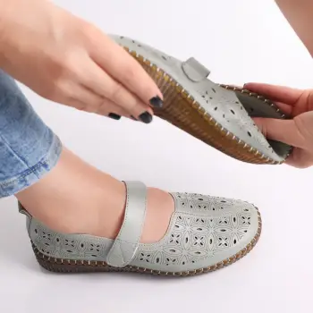 Pantofi dama casual Verzi din Piele Ecologica Amata imagine