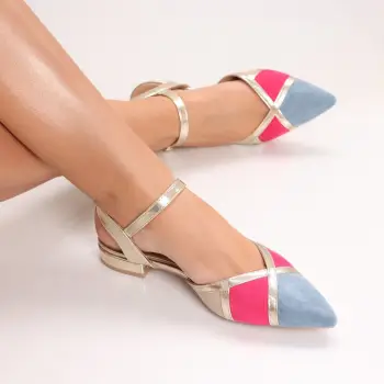 Pantofi dama Color2 din Piele Ecologica Intoarsa Vorea imagine