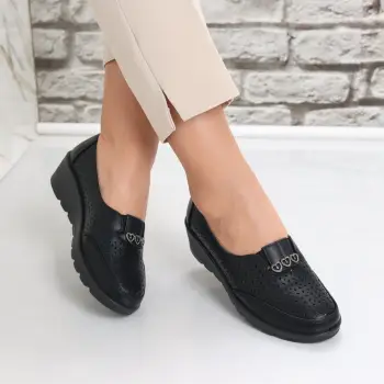 Pantofi dama Negri din Piele Ecologica Nataya imagine