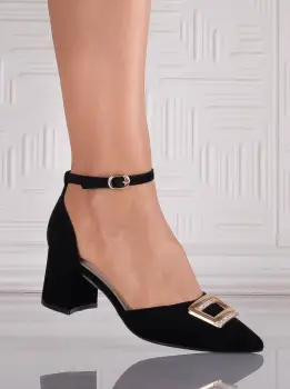 Pantofi dama Negridin Piele Ecologica Nedaria imagine