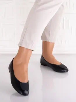 Pantofi dama Negrii din Piele Ecologica Yolandia imagine